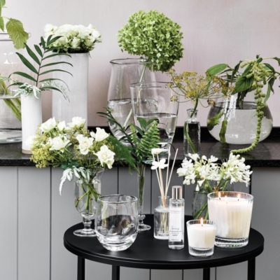 Glass Textured Mini Bud Vase Vases The White Company UK