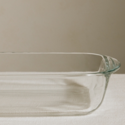 Glass and Seagrass Oven Dish – Large