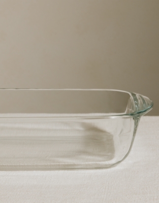 Glass and Seagrass Oven Dish – Large
