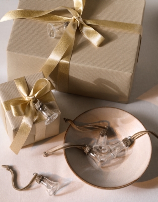 Glitter Bell Topper – Set of 6