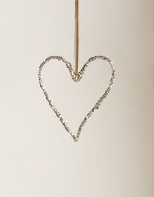 Glitter Heart Decoration
