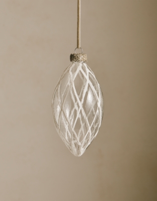 Glitter Optic Bauble – 12.5cm