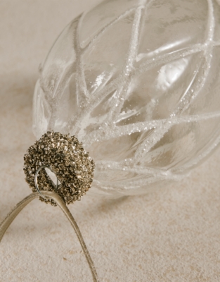 Glitter Optic Bauble – 12.5cm