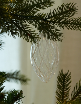Glitter Optic Bauble – 12.5cm