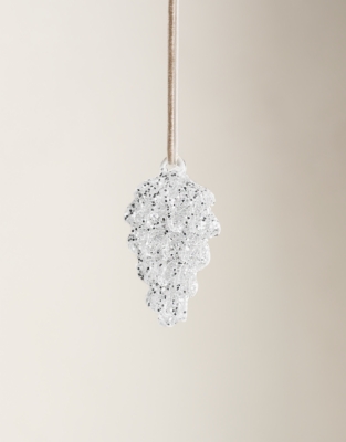 Glitter Pine Cone Decoration