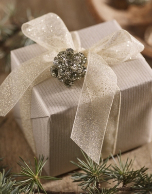 Glitter Pinecone Decorations – Set of 12