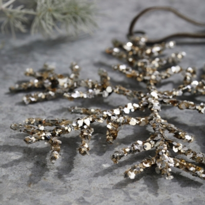 Glitter Snowflake Decoration – 12cm