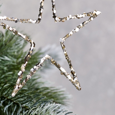 Glitter Star Decoration – 14cm