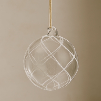 Glitter Swirl Bauble – 10.5cm