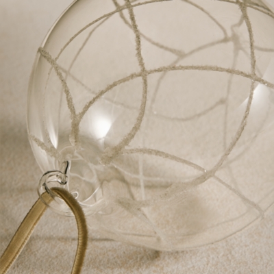 Glitter Swirl Bauble – 10.5cm