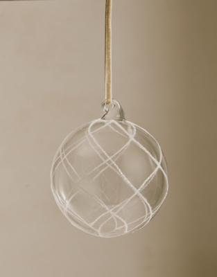 Glitter Swirl Bauble – 10.5cm