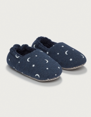 Glow In The Dark Moon and Star Slippers