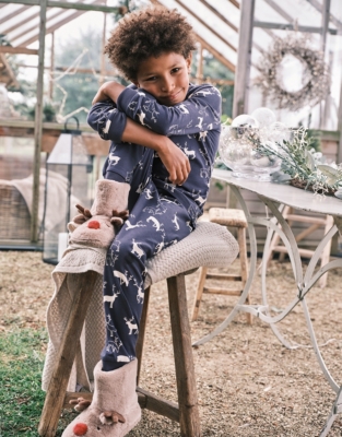 White company 2025 reindeer pyjamas