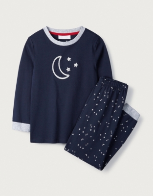 White company moon and best sale star pyjamas