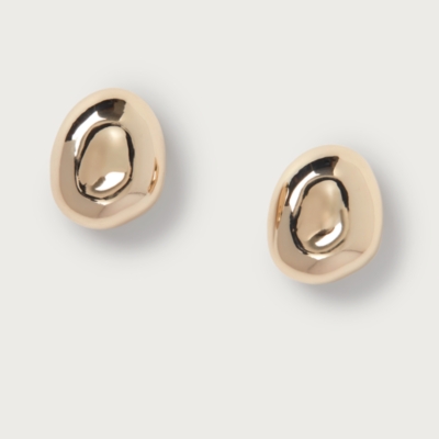 Gold Dome Earrings