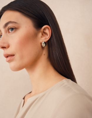 Gold Dome Earrings