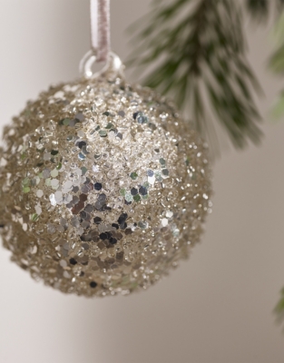 Gold Glitter Bauble – 6cm