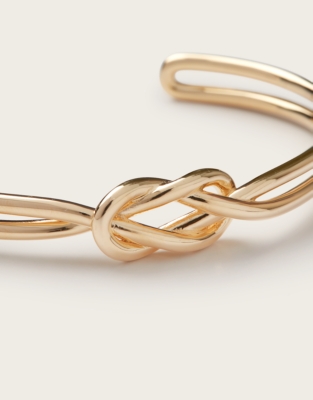 Gold Plated Knotted Bracelet