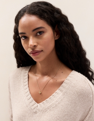 Gold Plated Knotted Necklace
