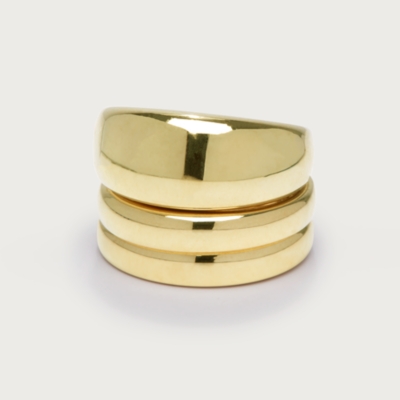 Gold Plated Stacking Rings – Set of 3