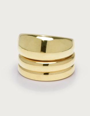 Gold Plated Stacking Rings – Set of 3