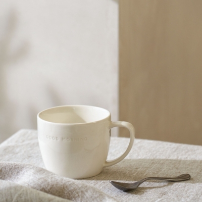 Good Morning Mug | Mugs | The White Company UK