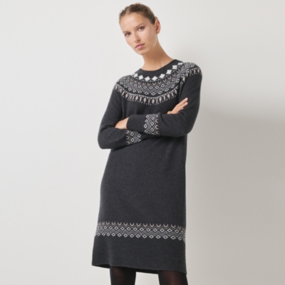 Graphic Fair Isle Dress