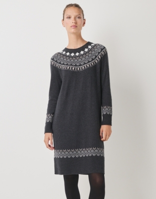 Graphic Fair Isle Dress