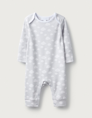 white company baby snowsuit