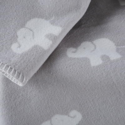 Gray Elephant Baby Blanket Blankets The White Company US