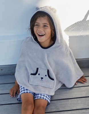 Gray Towelling Swim CoverUp (16yrs) Boys' Clothing The White Company US