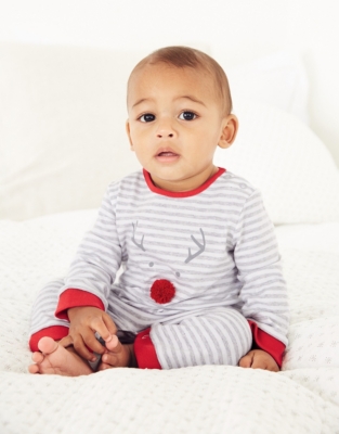 Grey Jingles Sleepsuit | Baby & Children's Sale | The White Company UK