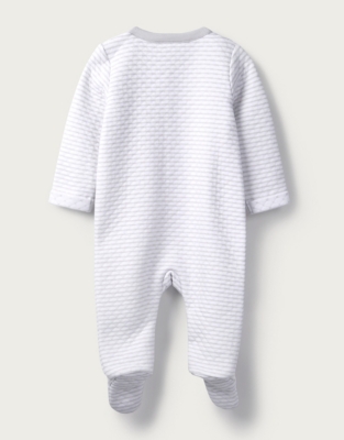 Grey Quilted Sleepsuit | Baby & Children's Sale | The White Company UK