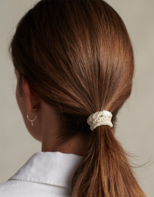 Hair Bobbles Set of 3 Jewellery & Hair Accessories The White Company UK