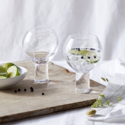 The White Company Clear Skye Optic Tumbler Glasses Set of Four 1 Size