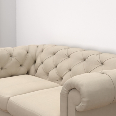 Hampstead Cotton Sofa Sofas, Contemporary Modern Leather Benchmarks