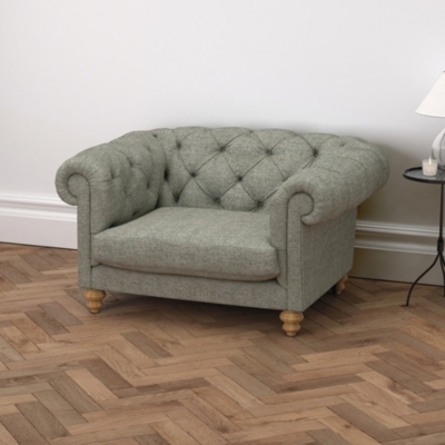 Hampstead Tweed Love Seat Sofas Armchairs The White Company Uk