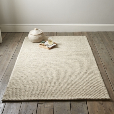 Hampton Looped Wool Rug Rugs The White Company UK