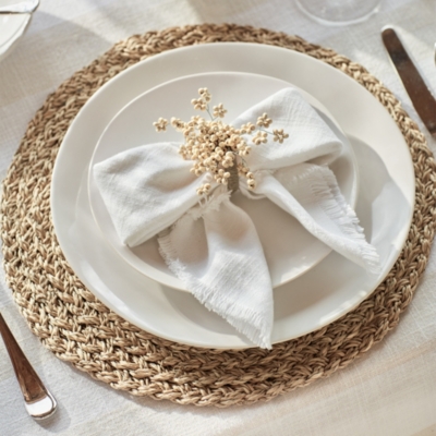 Hampton Side Plate - White