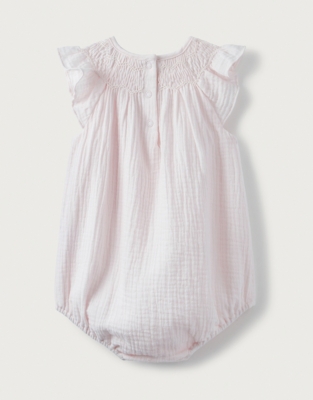 HandSmocked Bubble Romper View All Baby The White Company US