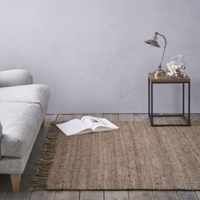 Hand Spun Jute Rug Rugs The White Company UK
