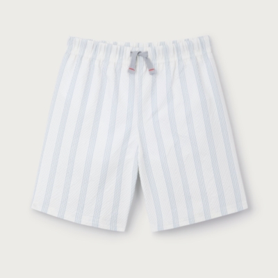 Happy Crab Seersucker Swim Shorts (0–4yrs)