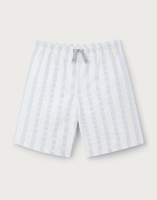 Happy Crab Seersucker Swim Shorts (0–4yrs)