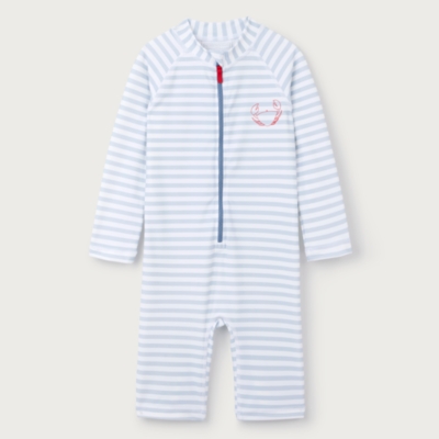 Happy Crab Stripe Surfsuit (0–4yrs)