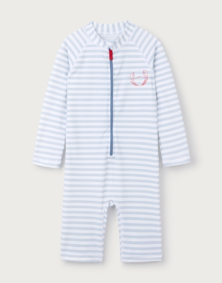Happy Crab Stripe Surfsuit (0–4yrs)
