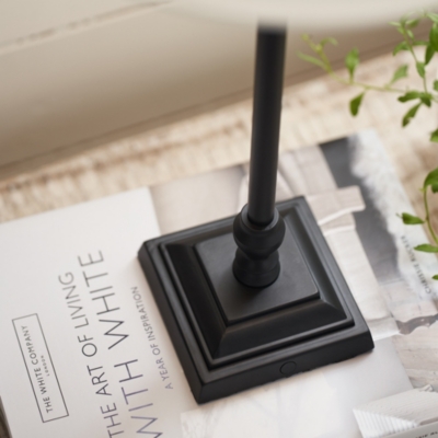 Harris Portable Lamp - White/Black