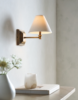 Harris Rechargeable Wall Light – Antique Brass