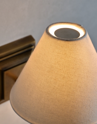 Harris Rechargeable Wall Light – Antique Brass