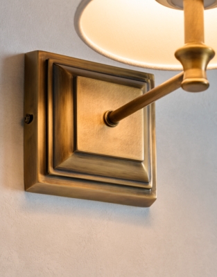 Harris Rechargeable Wall Light – Antique Brass