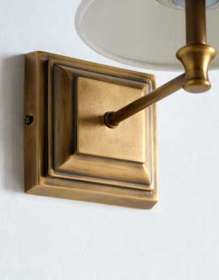 Harris Rechargeable Wall Light – Antique Brass